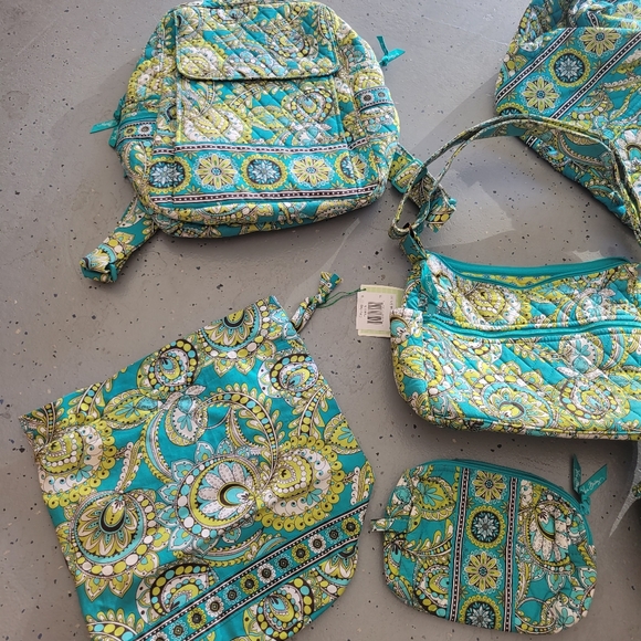 Vera Bradley Collection Purse Overnight Handbag Backpack PJ Pants Retired Lot - Picture 3 of 15